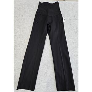 A Pea In A Pod Maternity Pants Style 14237-01 Zippered Pockets Black, Sz XS, New